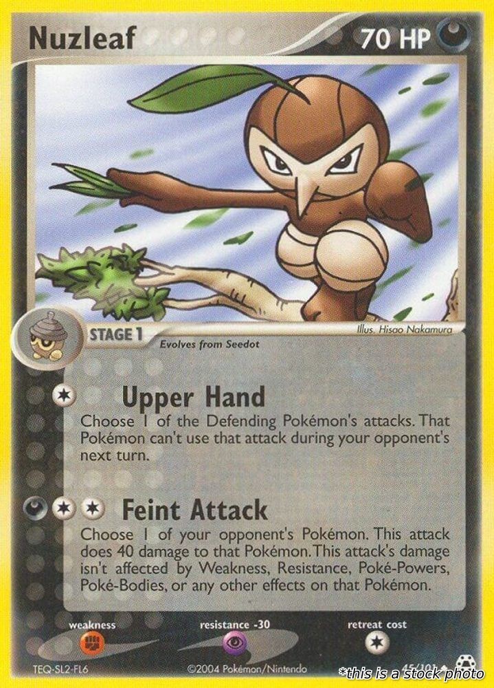 Pokemon Nuzleaf [HL - 45/101 LP UncommonP106-#057