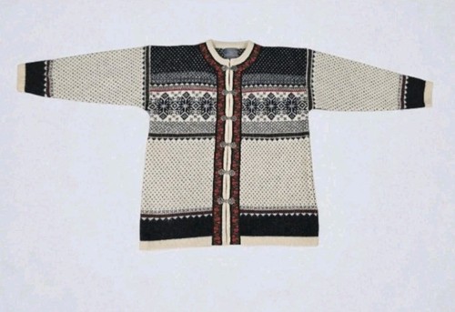 ¡Suéter cárdigan de lana alpina estilo islandés Squaw Valley de colección! Talla M - Imagen 5 de 5