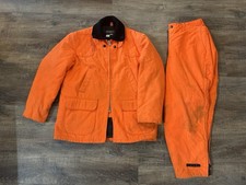 Hunting Jacket Pant Set 2XL Waist 38 Blaze Orange Vintage Sears Sports Center