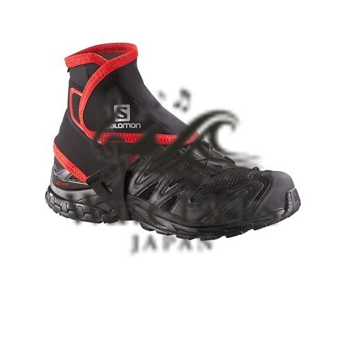 Salomon TRAIL GHETTE ALTE ghette da corsa NERE 4 5 7