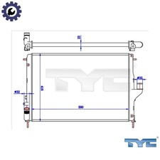RADIATOR ENGINE COOLING 728-0056-R FOR DACIA DUSTER LOGAN/Pickup/EXPRESS/MCV