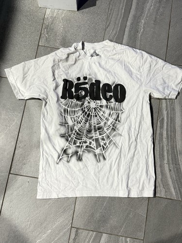 Travis Scott x Sp5der ‘R5DEO’ Tee White - Medium | eBay