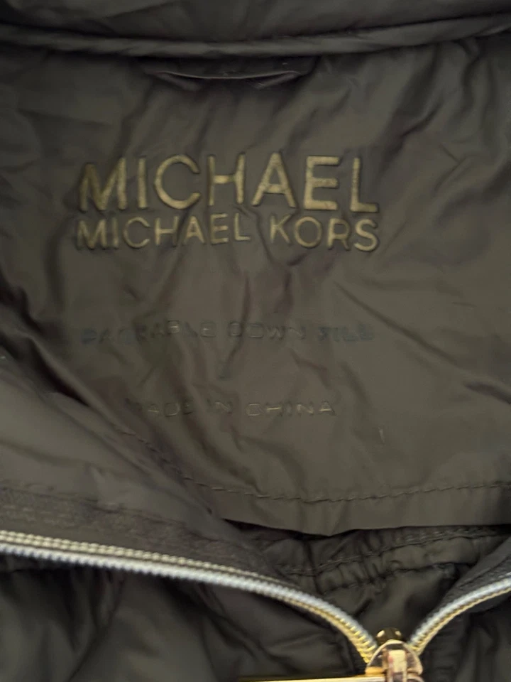 MICHAEL KORS женщин пуховик пальто, размер большой упаковываемый вниз легкий новый без ЯРЛЫКОВ - Изображение 4 из 4