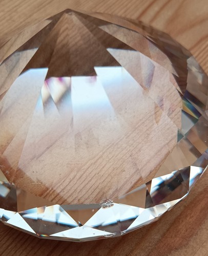 Swarovski Kristall FUNKELNDE Diamant Figur 8 cm x 4,5 cm Kuppel Kugel siehe Fotos