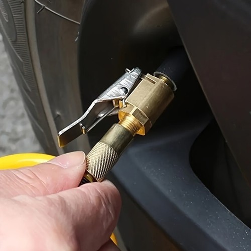 4pcs Locking Tire Air Chuck Brass Tire Inflation Hose Adapter - Picture 3 of 9