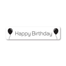 Happy Birthday Metal Sign