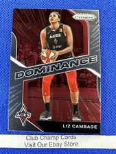 2021 #15 Liz Cambage WNBA Panini Prizm Dominance Base Insert Aces