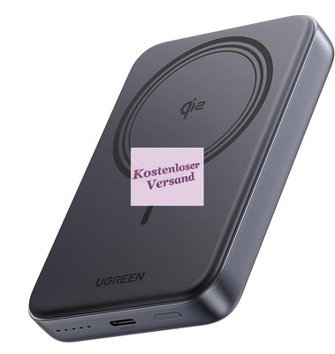 Nexode Qi2 Wireless Powerbank 10000mAh kompatibel mit Magsafe 15W, UGREEN