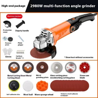 2980W Multi-functional Small Speed Adjustable Polishing Machine Home Sander