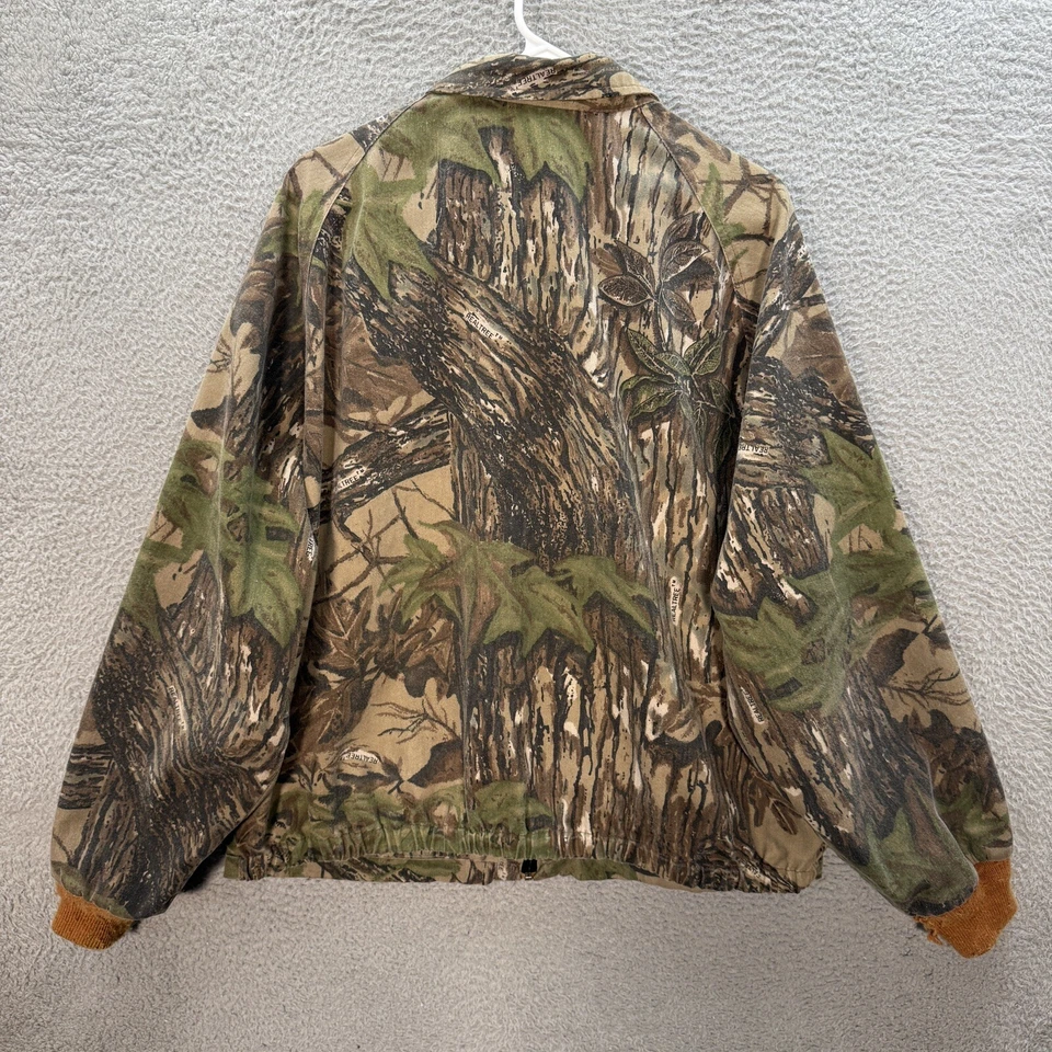 Vintage Camouflage Jacket Adult Extra Large Hunting Camo Workwear 1980s 1990s - Image 2 of 4