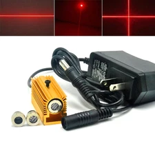 Red Dot Line Cross 650nm 30mW 50mW 100mW 200mW Laser Module Adapter w/ Heatsink