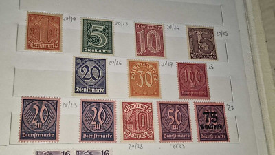 LOT SELTENE BRIEFMARKEN - DEUTSCHLAND DEUTSCHES REICH - 1920-1930