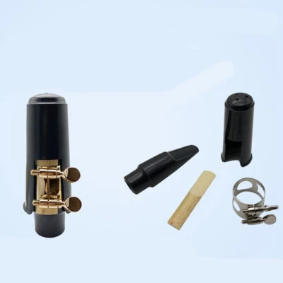 Alto Sax Sound 4C Saxophone Mouthpiece Set with Cap + Clip + Reed Accessories
