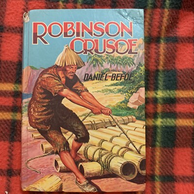 Robinson Crusoe by Daniel Defoe - 60's Vintage Hardback - Dean's Classics