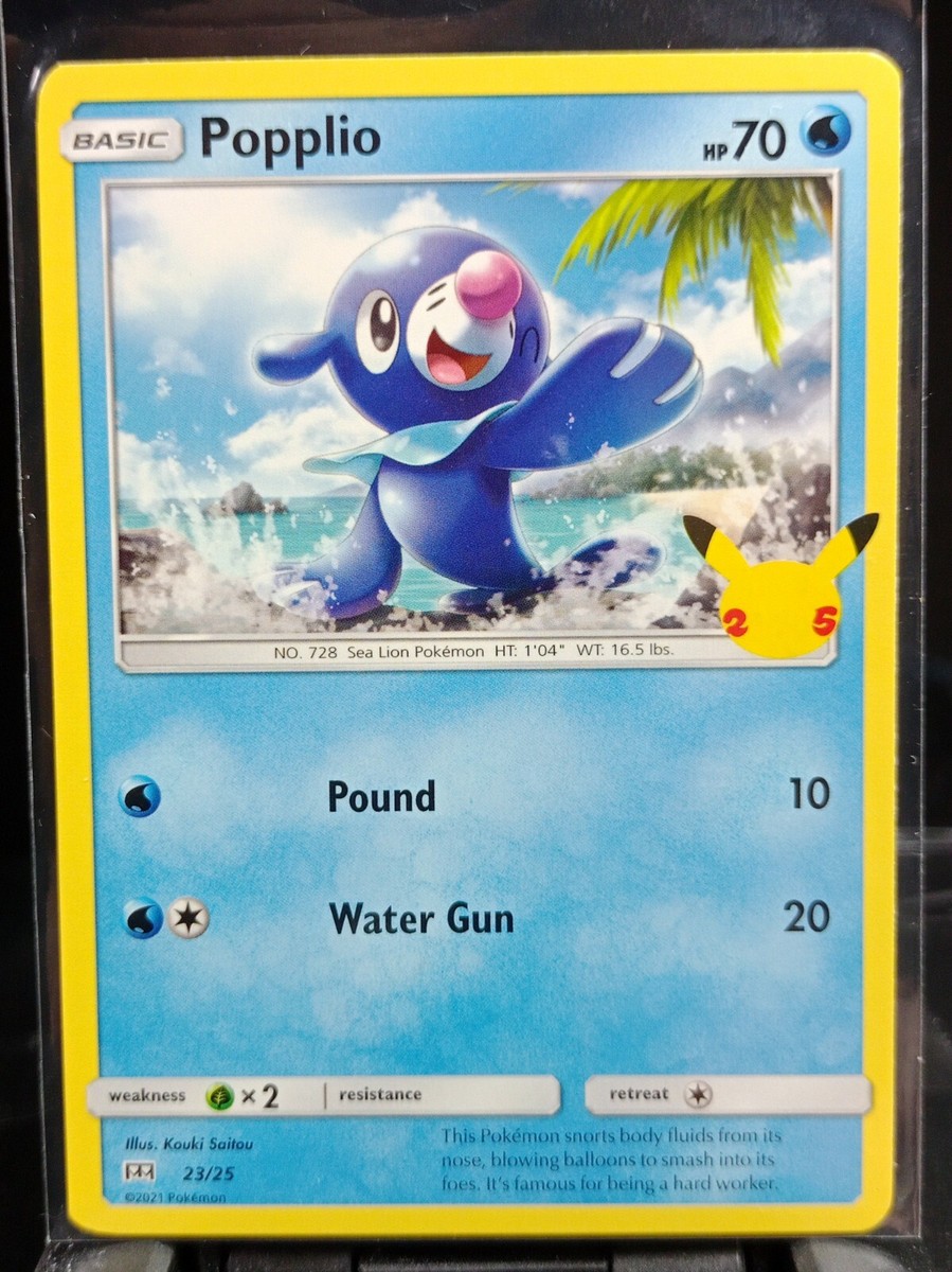 popplio pokemon card mcdonalds 023/25 [McDonalds 25th Anniversary Promos] Weakness Grass ×2 Resistance None None Retreat Cost mcdonalds pokemon card popplio |