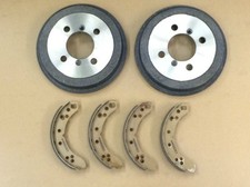 TRIUMPH HERALD AND SPITFIRE REAR BRAKE DRUMS AND SHOES SET NEW