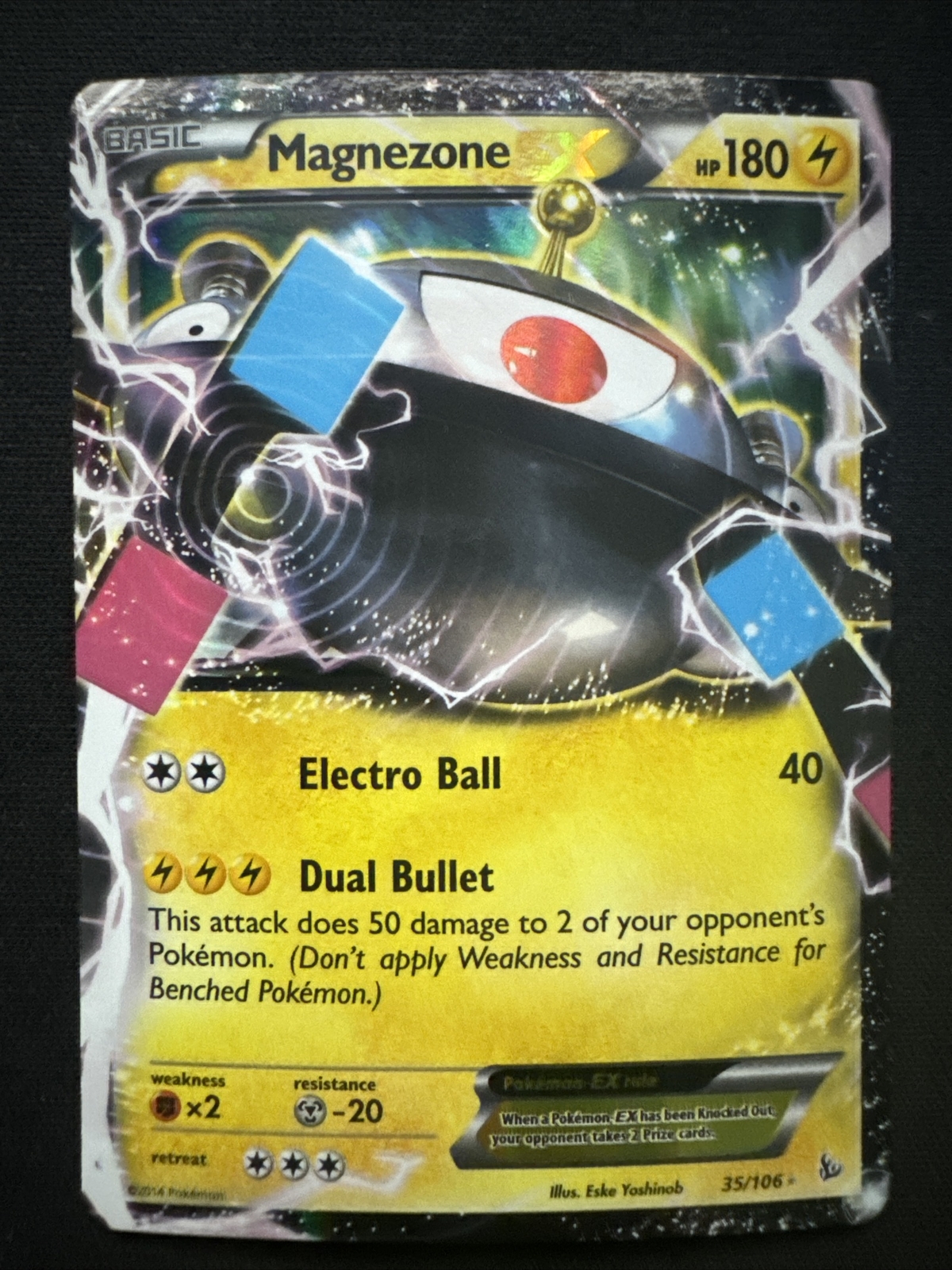 Pokémon TCG Magnezone EX 35/106 Flashfire Holo Ultra Rare NM
