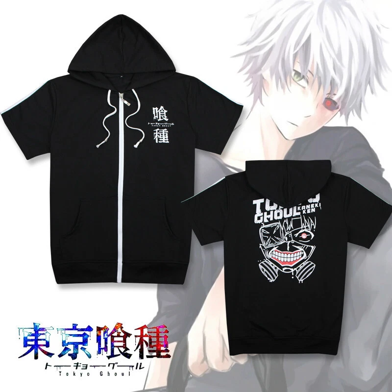 Short sleeve hoodie best sale anime