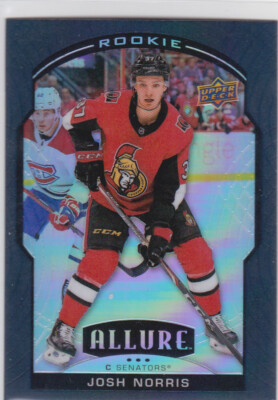 20/21 ALLURE..JOSH NORRIS..BLACK RAINBOW..ROOKIE..SENATORS..FREE COMBINED SHIP