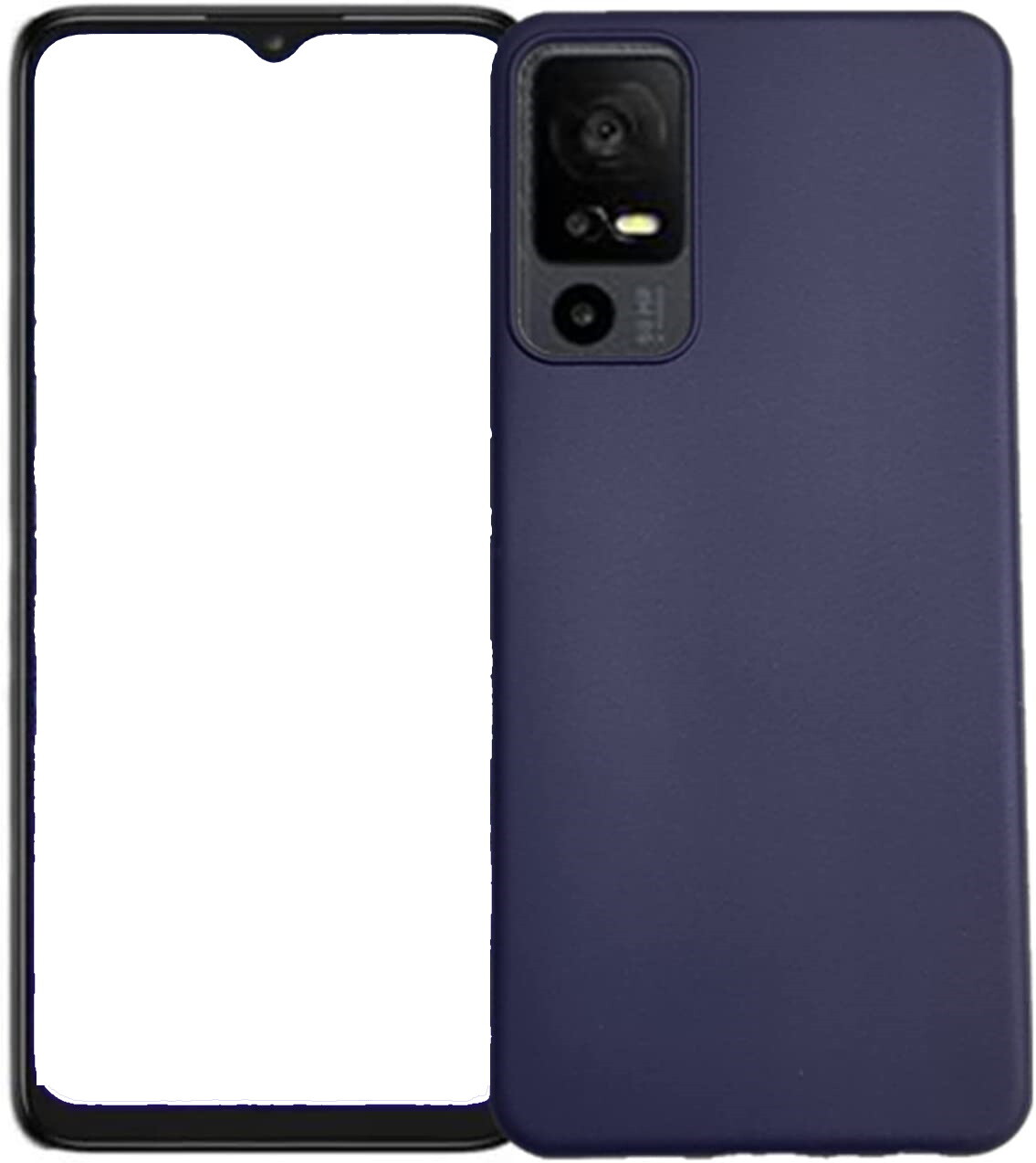 Coque Silicone TPU Pour TCL 50 SE T611B – 6,78 Pouces – Anti-choc, Anti-dérapante – Inclut Film Protecteur