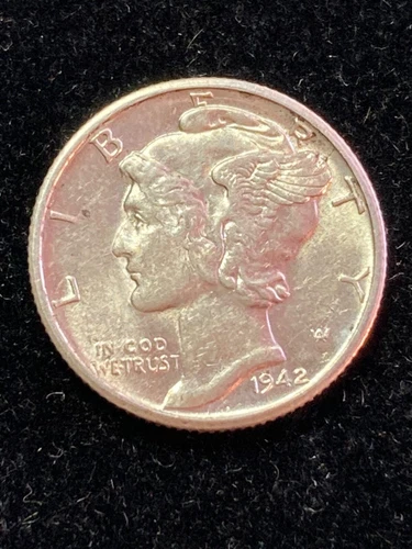 1942 D Mercury Dime Uncirculated