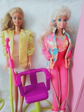 Mattel lot barbie 1976 ski accessoires musique armoire vintage jouet poupée doll