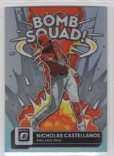 2022 Donruss Optic Nicholas Castellanos Bomb Squad Silver Prizm #BS-10 Phillies