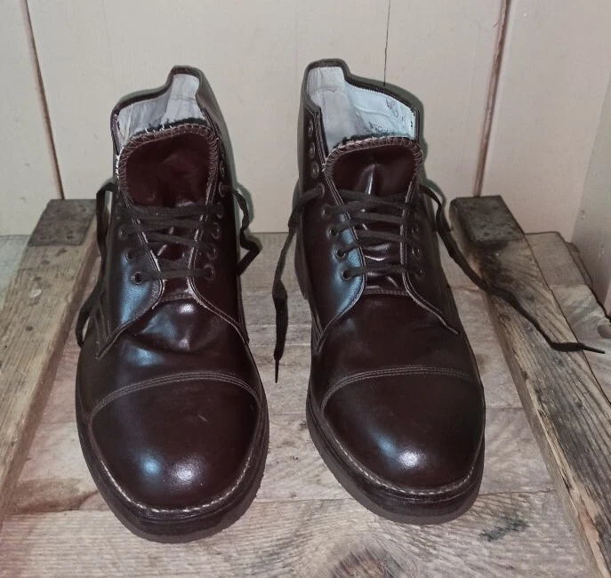 URSS SOVIÉTICO RUSO Rojo Ejército Oficial Uniforme MILITAR Botas de Cuero Talla 38 Foto 2 de 4