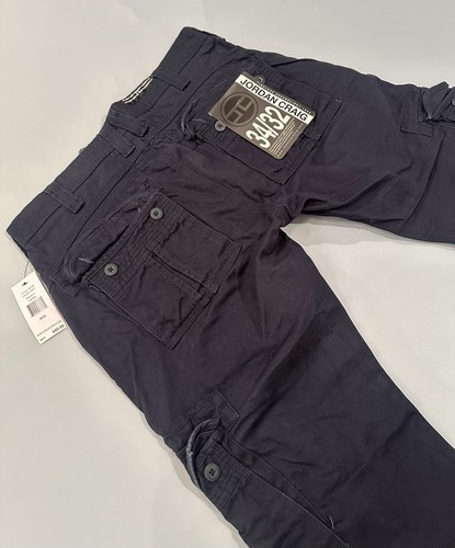 Jordan Craig Men’s Slim Fit NAVY Cargo Pants Size 34x32 RN79771 NWT Style 5615M - Picture 5 of 6
