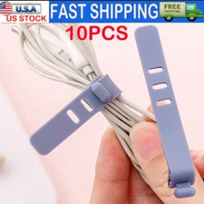 Fastening Cable Ties Flexible Elastic Reusable Zip Ties Cable Ties Straps Wrap