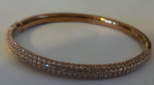 Swarovski Signature Swan Logo Crystal Hinged ...