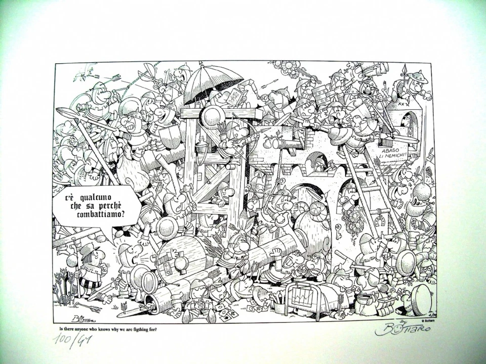 LUCIANO BOTTARO,MATTAGLIA LITOGRAFIA 1 F/N