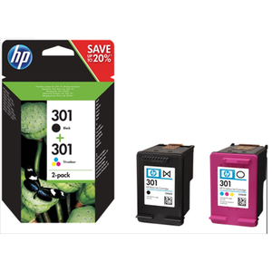 Set Druckerpatronen Multipack Original HP 301 Schwarz Farbe Für ...