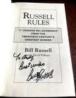 BILL RUSSELL Boston Celtics Signed BASKETBALL Book Rules HOF AUTO RARE signature — photo 4