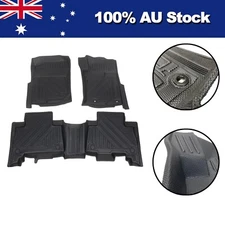 3D TPE Floor Mats Liner All Weather For Toyota Prado 150 Series 7 Seater 2009+