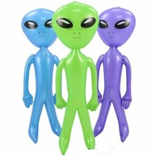 GIANT ALIEN INFLATE-Approx 5' Tall-Assorted Colors