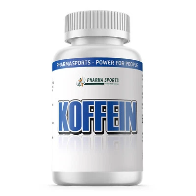 PHARMASPORTS 200 Koffein Tabletten Coffeine a 200mg rein - Energie Diät Booster