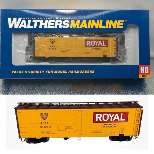 Refrigerador de carne de acero Walthers Mainline 910-3504 escala HO 40' ~ embalaje real (ARTE) | Zustand: New