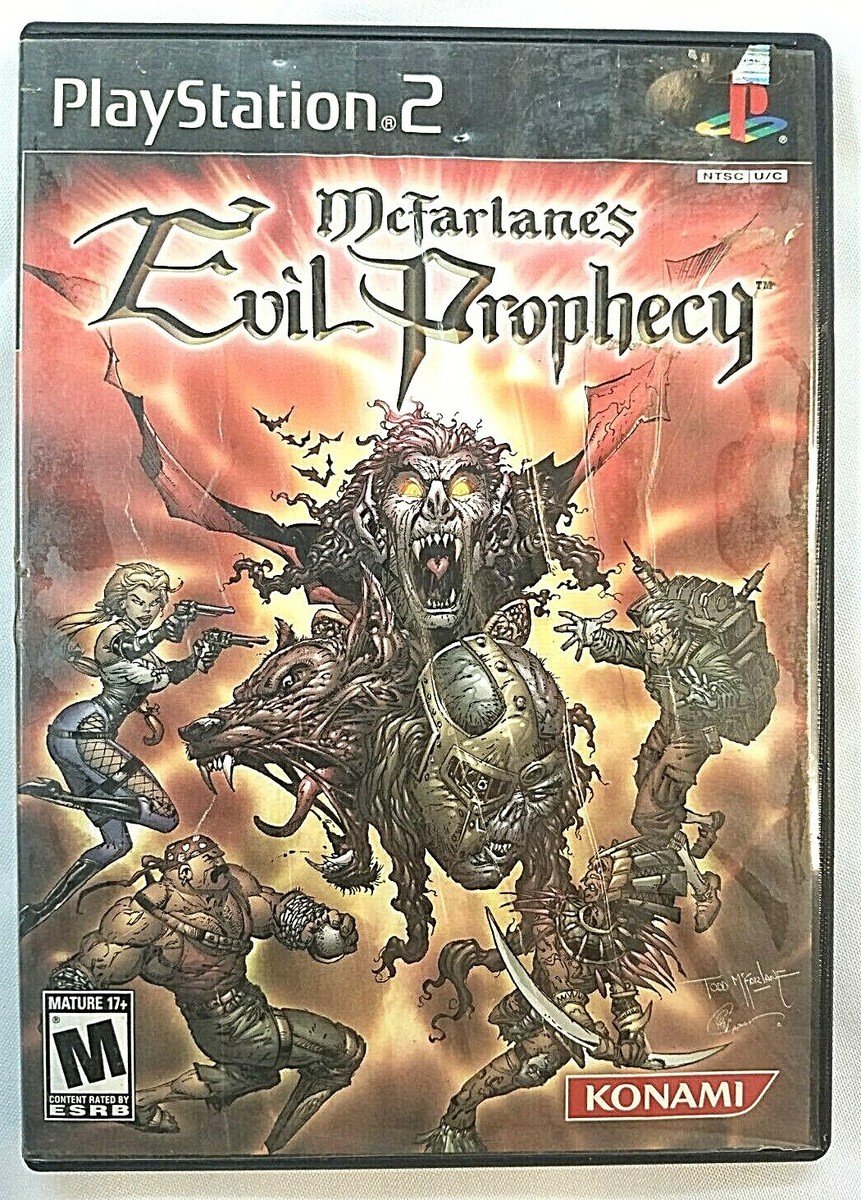 PS2 MCFARLANE'S EVIL PROPHECY 2004 WITH CASE AND MANUAL SEE