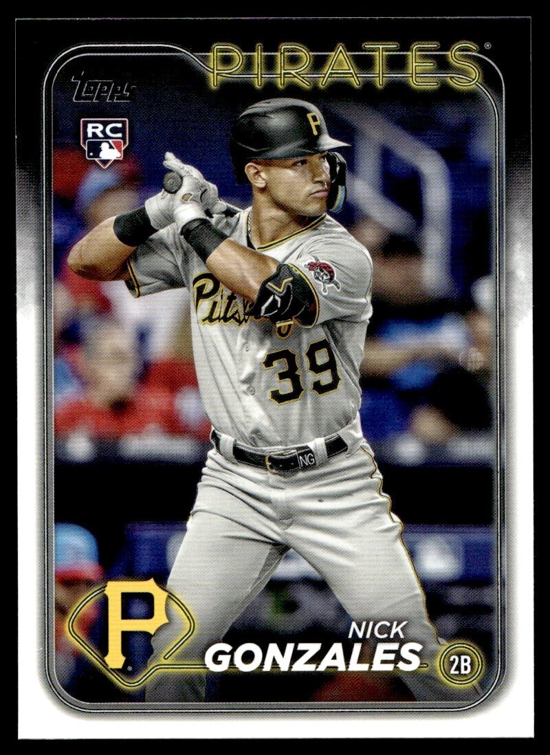 2024 Topps Series 1 Nick Gonzales Rookie A52 Pittsburgh Pirates #168