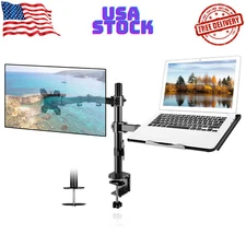 Monitor and Laptop Mount Holds 13-32 inch Computer Screen,Adjustable Monitor...