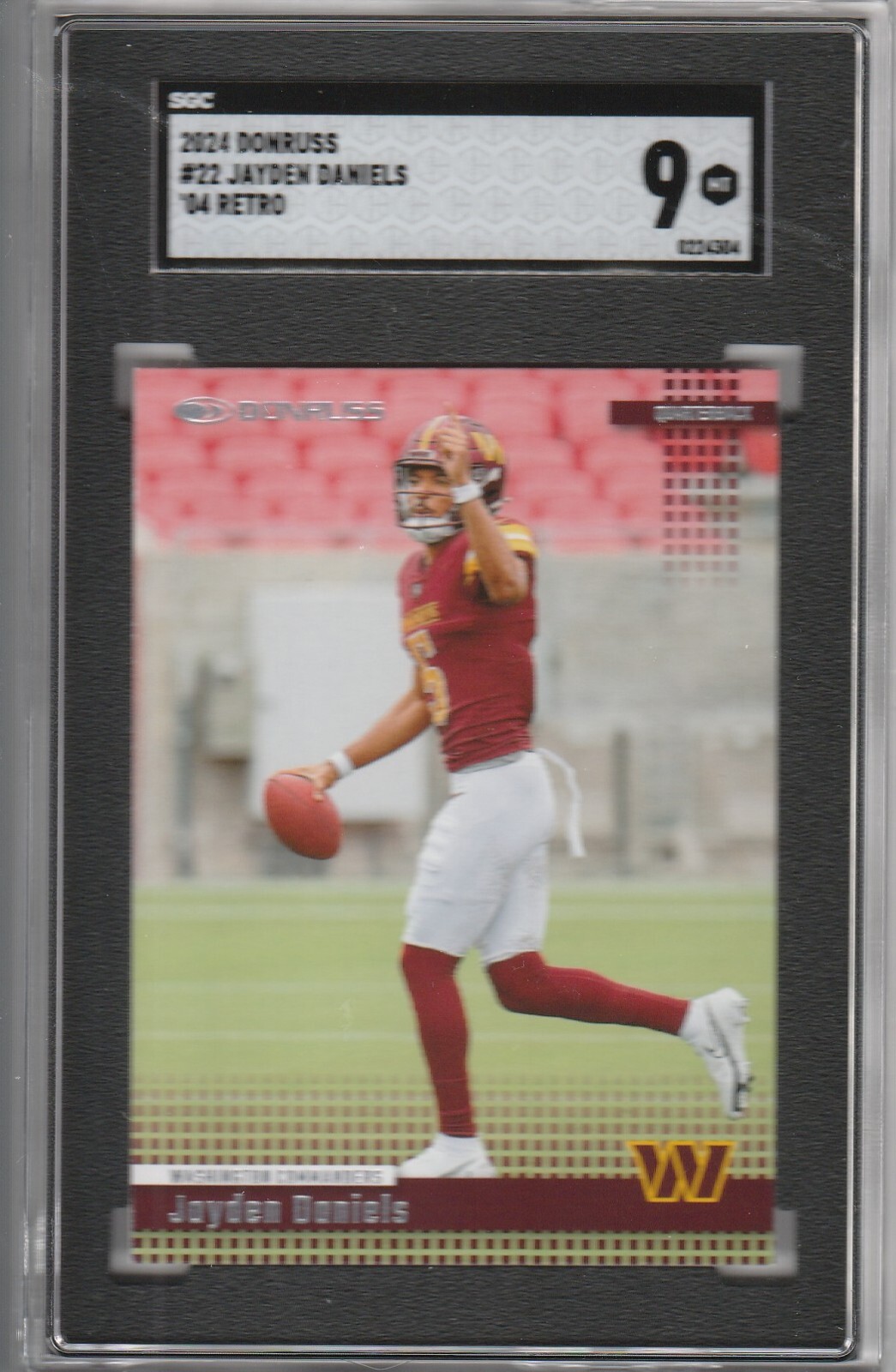 2024 PANINI DONRUSS RETRO 1994 #22 JAYDEN DANIELS ROOKIE RC PSA 9