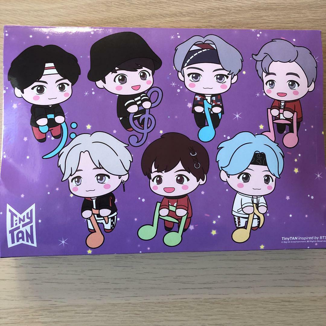 TinyTAN Premium Bath Towel 70 x 140 cm Purple BTS K-Pop Sega Prize