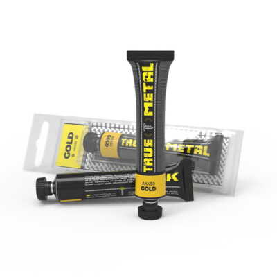 AK INTERACTIVE 450 TRUE METAL - GOLD 20ml (Metallic paint from a wax base)