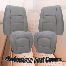 For 1998 1999 To 2007 Lexus Lx470 Front Bottom Top Leather Seat Cover Gray Us