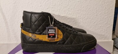 Supreme x Nike SB Blazer Mid Black Größe 41  US 8