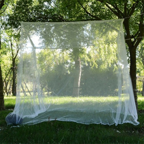 4 Corner Hanging Bed Canopy Mosquito Net For Double King Bed Camping Netting - Picture 4 of 9