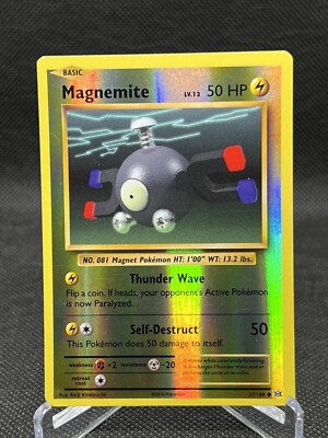 Pokemon TCG Card Magnemite 37/108 XY Evolutions Reverse Holo 2016 NM