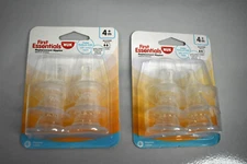 First Essentials NUK 2 Sets of 6 Replacement Nipples 4M+  NEW
