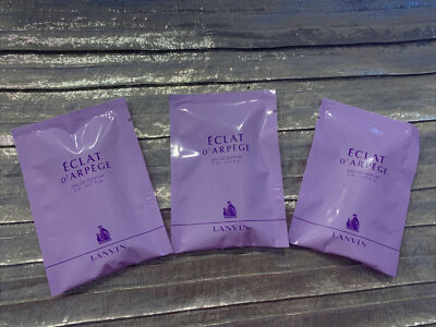 LANVIN - Eclat D Arpege EAU DE PARFUM 0.07 oz. X 3 Samples Spray - New !!